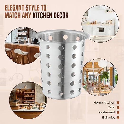 OCS Parts Stainless Steel Utensil Drying Cups | Stainless Steel | Set of 3 | - Image 7