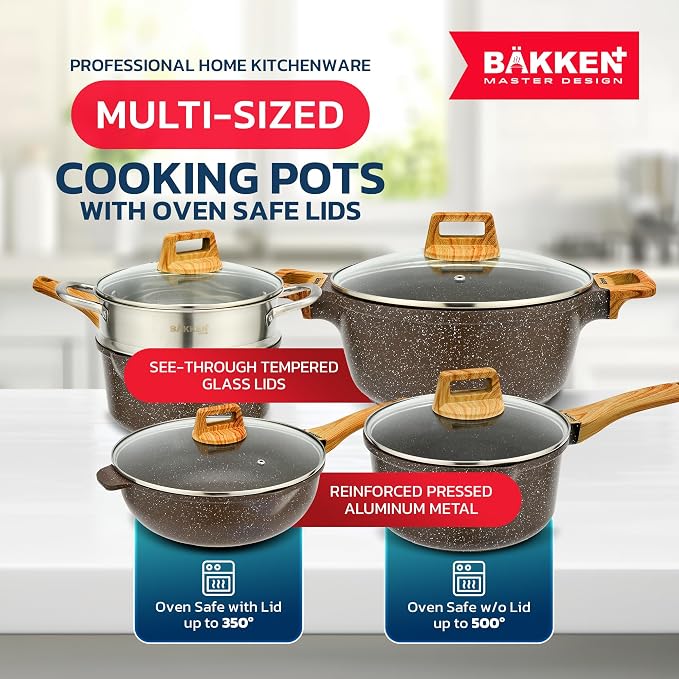 Bakken Master 20 Piece Cookware Set - Image 3