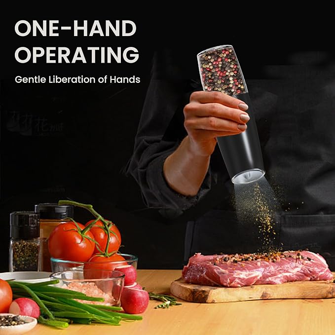Rechargeable Salt And Pepper Grinder Set - Image 2