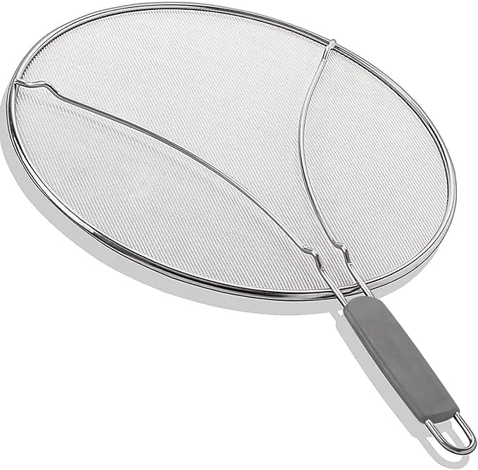 13" Grease Splatter Screen for Cooking | Stainless Steel Oil Splatter Guard and by KAFOOR