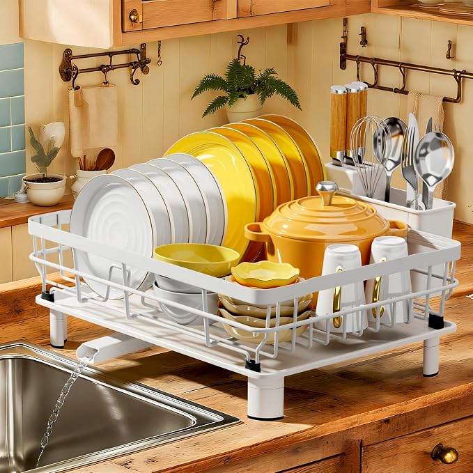 MOUKABAL Dish Drying Rack, Dish Rack, Stainless Steel Dish Racks by MOUKABALGREATHELPER
