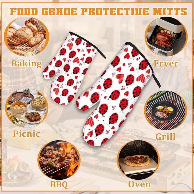 Cute Ladybug Oven Mitts and Pot Holders - Image 5