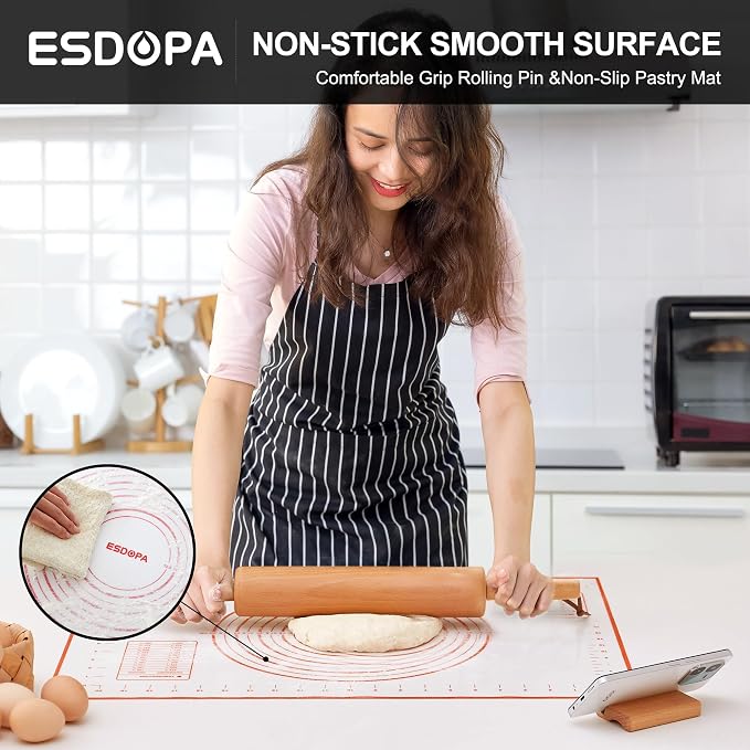 Classic Wood Rolling Pin - Image 6