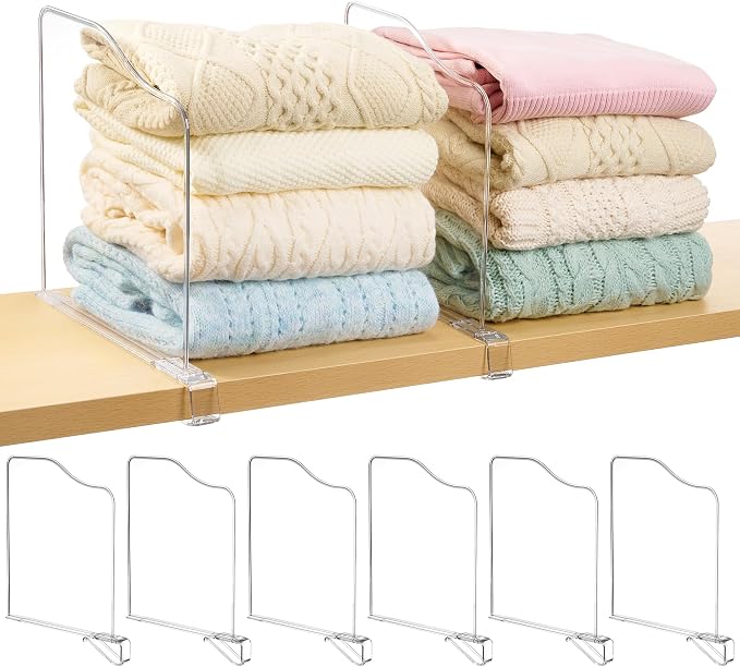 Vtopmart 8 Pack 12in Height Shelf Dividers by Vtopmart