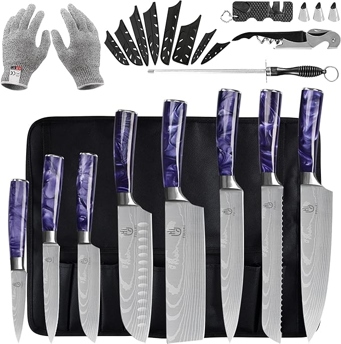 FULLHI Knife Set by ExpertForPortableAndButcherKnifeSet