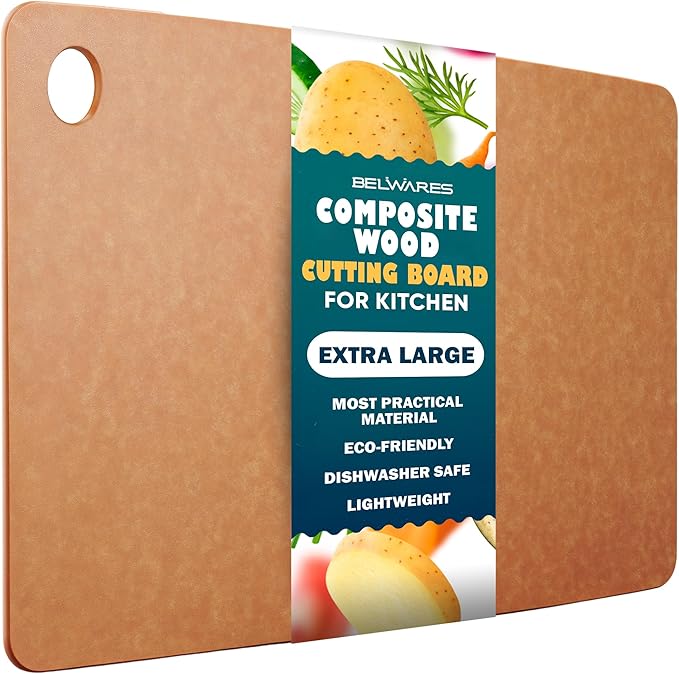 Dishwasher Safe Cutting Boards for Kitchen by Belwares
