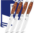 MSY BIGSUNNY Steak Knife Set, German Steel 5-Inch Blade, High-end Ergonomic by MSYBIGSUNNY
