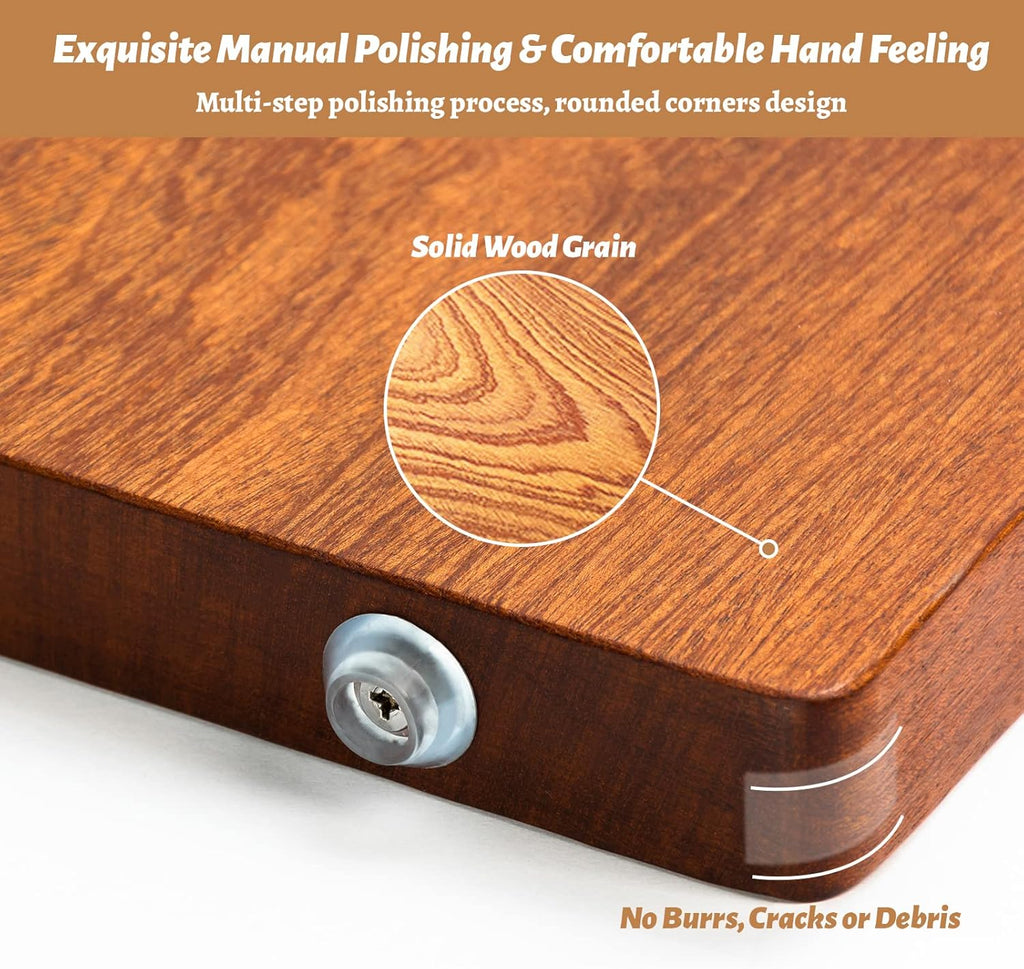 Brosisincorp Sapele Wood Cutting Board One Piece No Glue