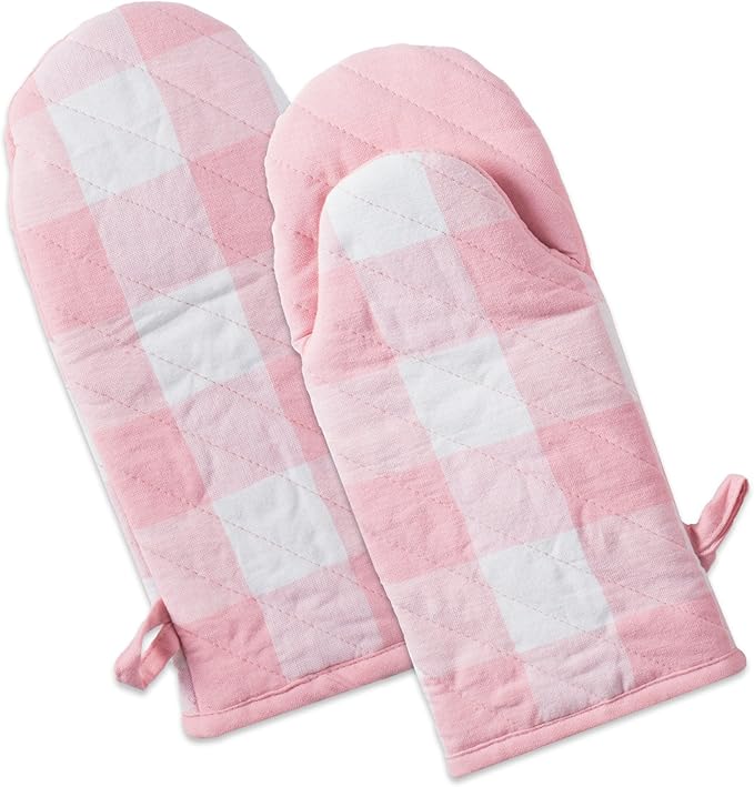 DII Buffalo Check Kitchen Collection, Classic Farmhouse Kitchen Set, Oven Mitt by DII