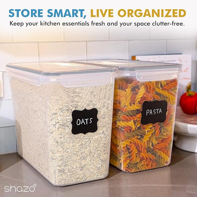 Shazo 2 PC Flour Sugar Storage Containers - Image 7