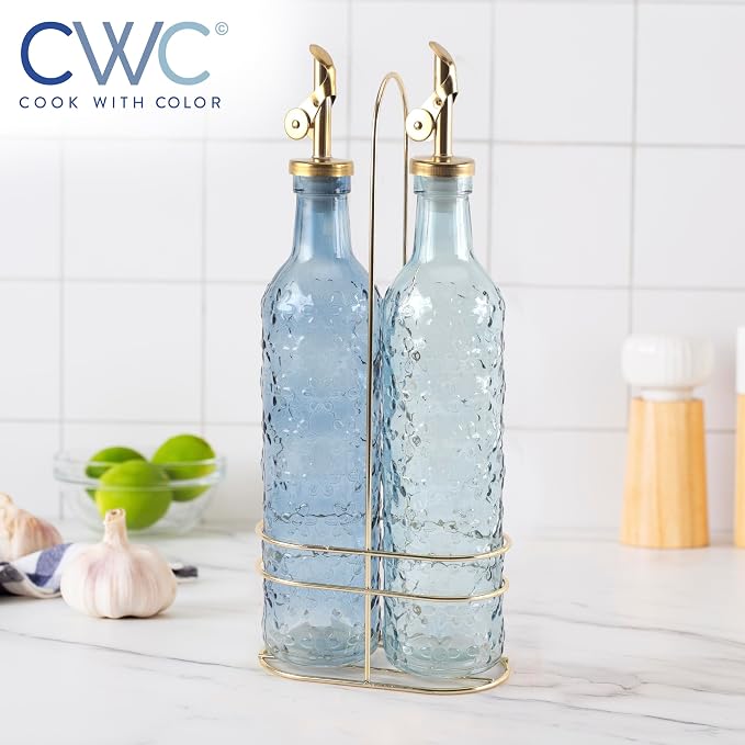 COOK WITH COLOR Glass Olive Oil Bottle Dispenser - Image 5