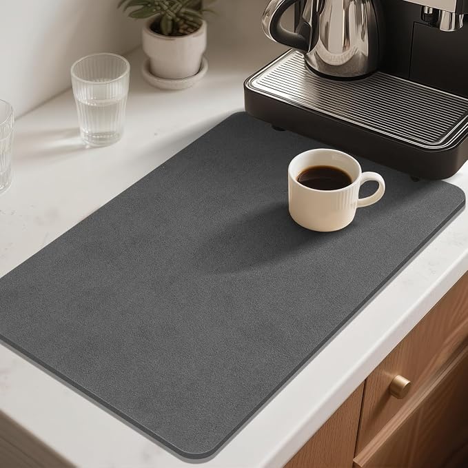 Findosom Dish Drying Mat, Cuttable Drying Mat - Image 3