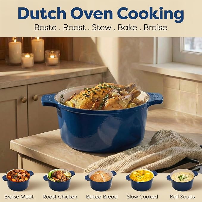 Gotham Steel 5 Qt Lightweight Dutch Oven Pot - Image 10