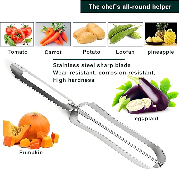 Potato Peelers for Kitchen, Just Like Mom's old steel Peeler - Image 3