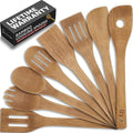 PriorityChef Wooden Spoons for Cooking, Non-Toxic Wooden Utensil Set by PriorityChef