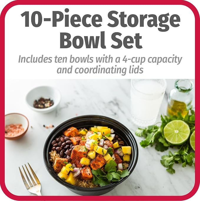 GoodCook 4-Cup Meal Prep Bowls Set - Image 2
