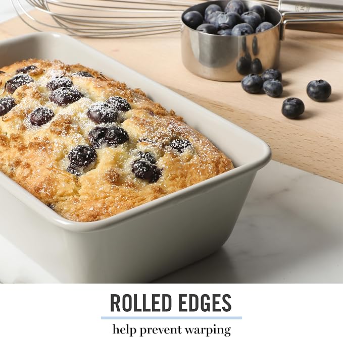 Martha Stewart Carbon Steel Nonstick 9 Inch Loaf Pan | Cool Gray | Deep Shape | - Image 5