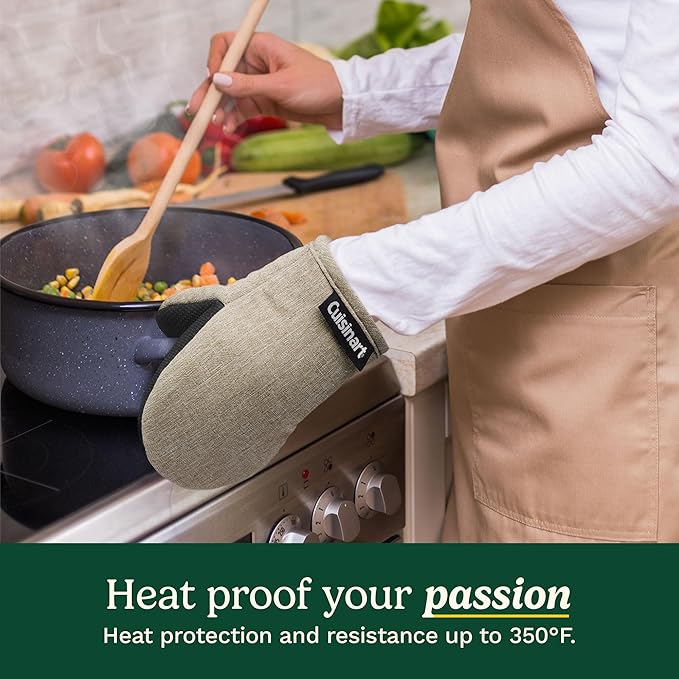 Cuisinart Mini Oven Mitts – 5.5” x 7” Heat-Resistant Kitchen Mitts - Image 3