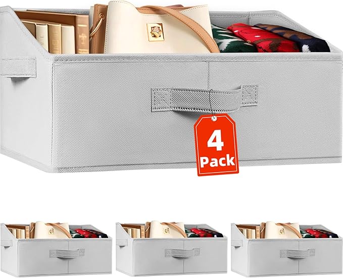 Criusia Closet Organizers Bins 4 Pack by Criusia