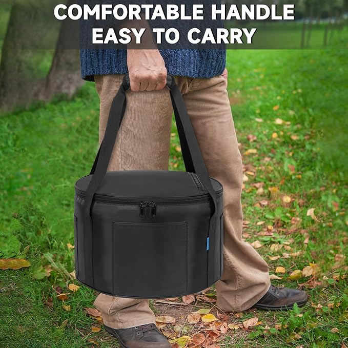 Dutch Oven Bag for 12 Inch, Durable Camp Dutch Oven Storage Bag, Carry Bag - Image 5