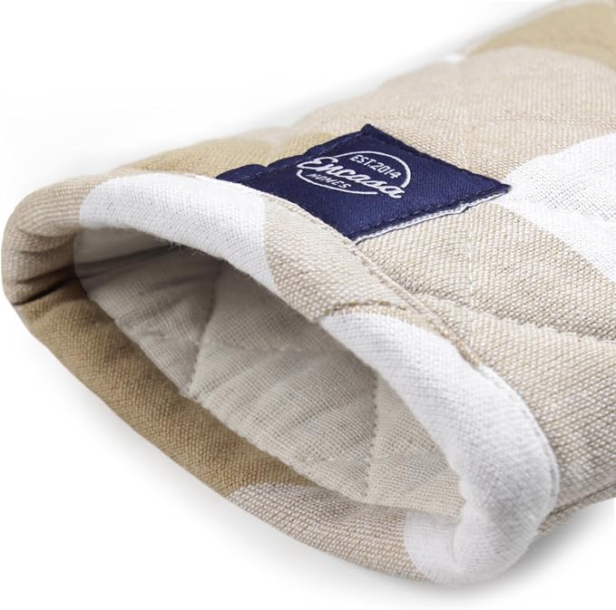 Encasa XO Long 12"x7" Oven Microwave Hand Gloves Mitts - Image 3