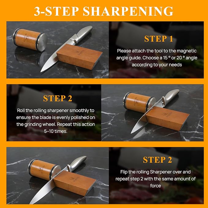 GR Kraft Rolling Knife Sharpener Kit - Image 3