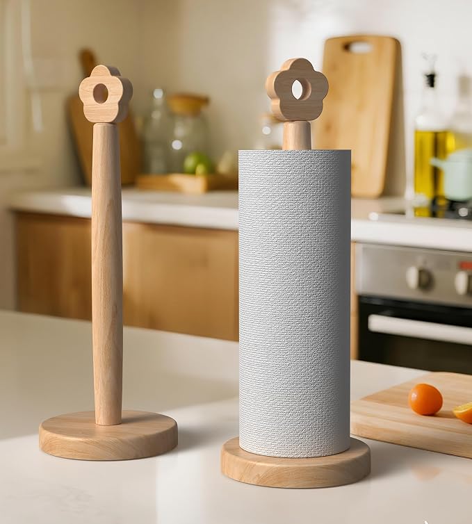 KitchLife Cute Wooden Paper Towel Holder - Image 6