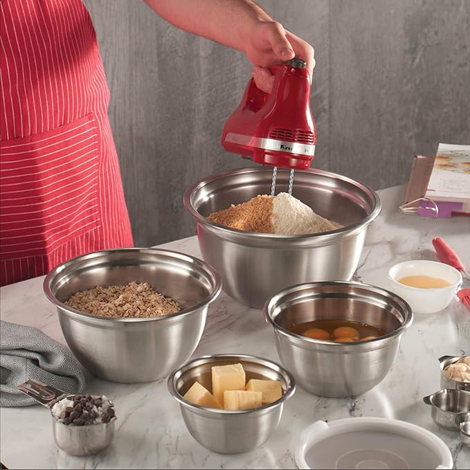 FineDine Stainless Steel Mixing Bowls Set - Image 6