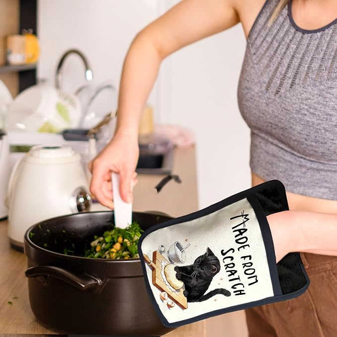 Black Cat Baking Pot Holders - Image 7