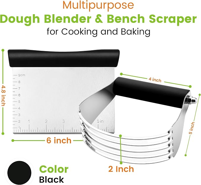 Spring Chef Dough Blender & Pastry Cutter Tool, Stainless Steel Pastry Blender - Image 8