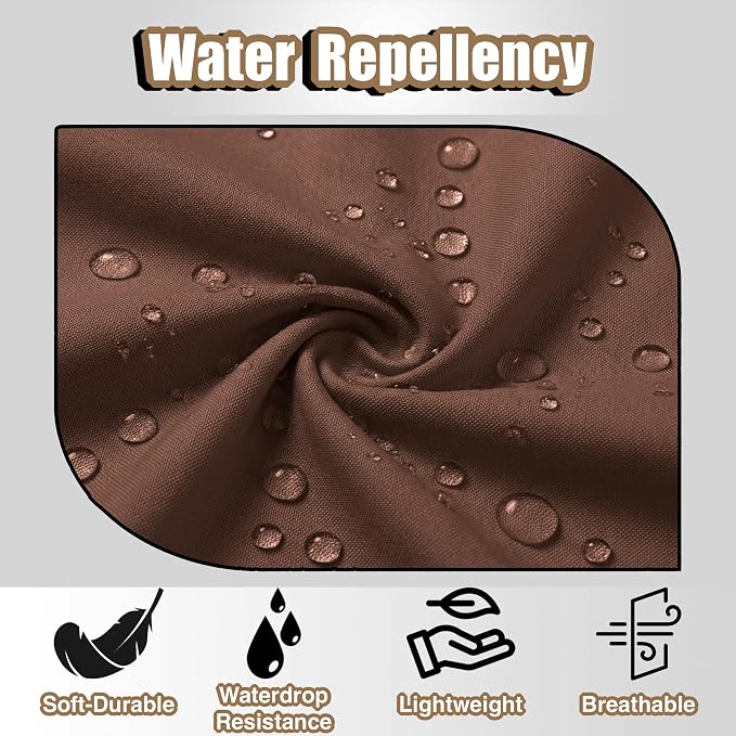 TOSHE Kitchen Apron Waterdrop Resistant Cotton Apron - Image 4