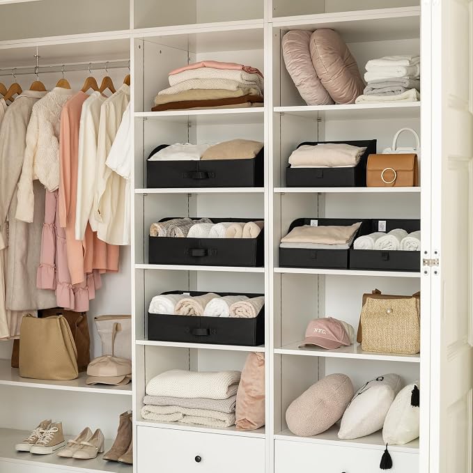 GRANNY SAYS Closet Organizer Bins, Trapezoid Storage Bin, Storage Baskets - Image 2
