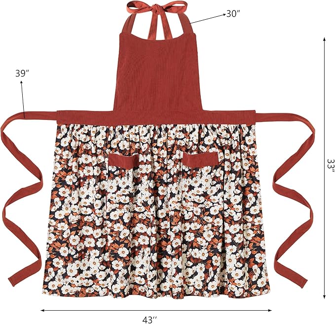 Cute Floral Aprons for Women - Image 7