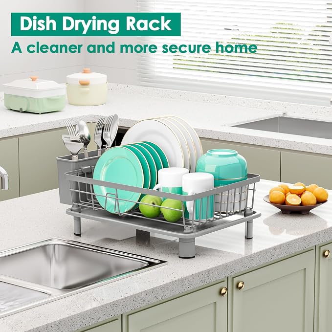 GAOKASE Dish Drying Rack, Stainless Steel-Dish Rack, Dish Racks - Image 6