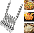 7 Wheel Pastry Cutter Tool, Adjustable Pasta Cutter wheel by MTOMDY