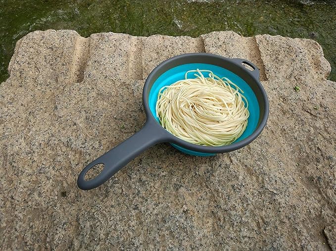 Kitchen Foldable Silicone Strainer Colanders, Collapsible Colanders - Image 6