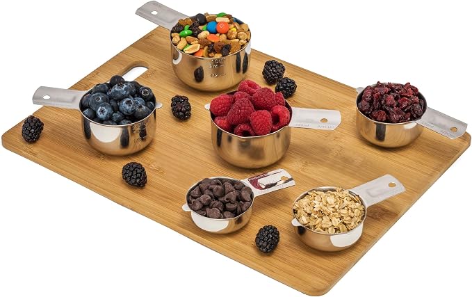 Hudson Essentials Stainless Steel Measuring Cups Set - Image 8