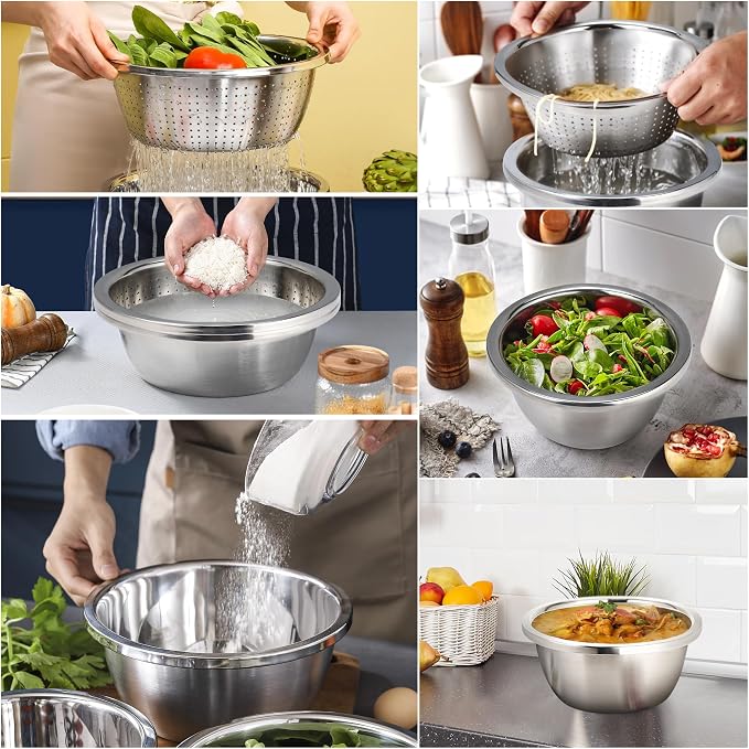 Colander 304 Stainless Steel 3-quart - Image 6