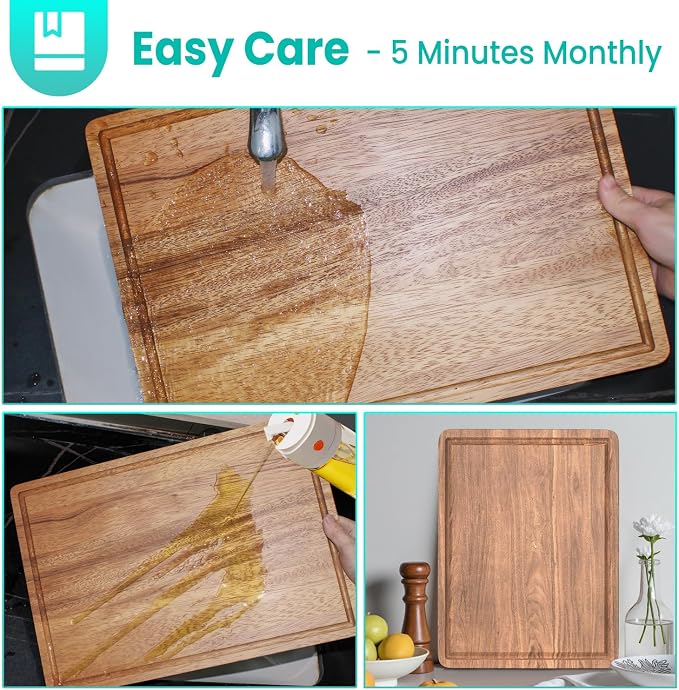 Acacia Wood Cutting Boards Set - Image 7