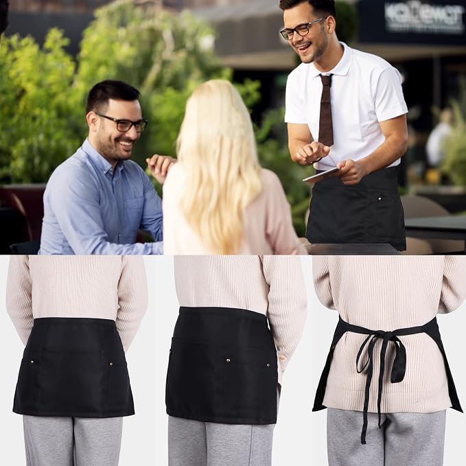 Server Apron with 5 Pockets - Image 8