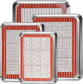 Baking Sheet Pan Set of 12, CEKEE Stainless Steel Cookie Sheets by CEKEEBakingEasilyHappily