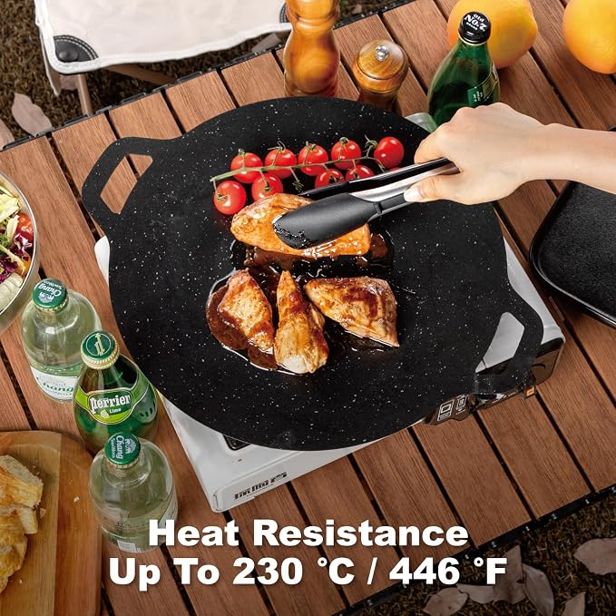 600ºF Heat Resistant Kitchen Tongs, 9.57 inch Tongs - Image 2