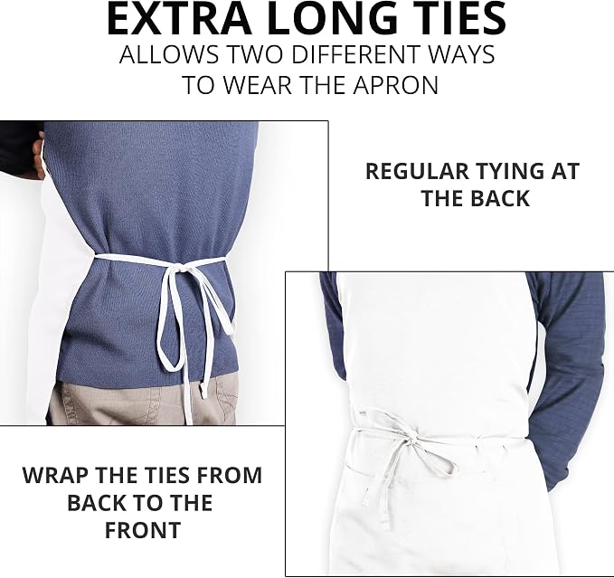 Utopia Kitchen 2 Pack Bib Apron, Adjustable - Image 6