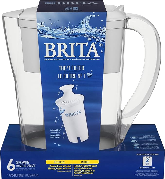 Brita Space Saver Water Filter Pitcher - Image 2