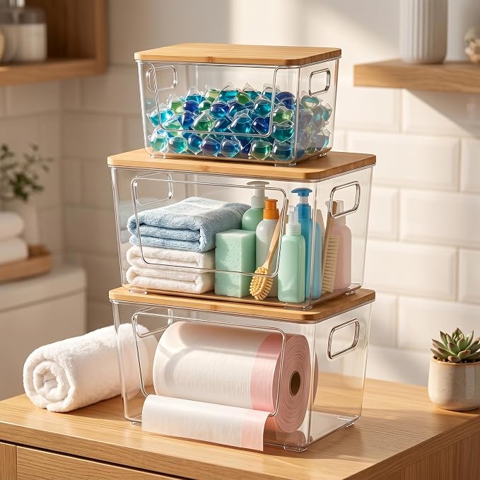 spospo 3 Pack Trash Bag Holder - Image 3