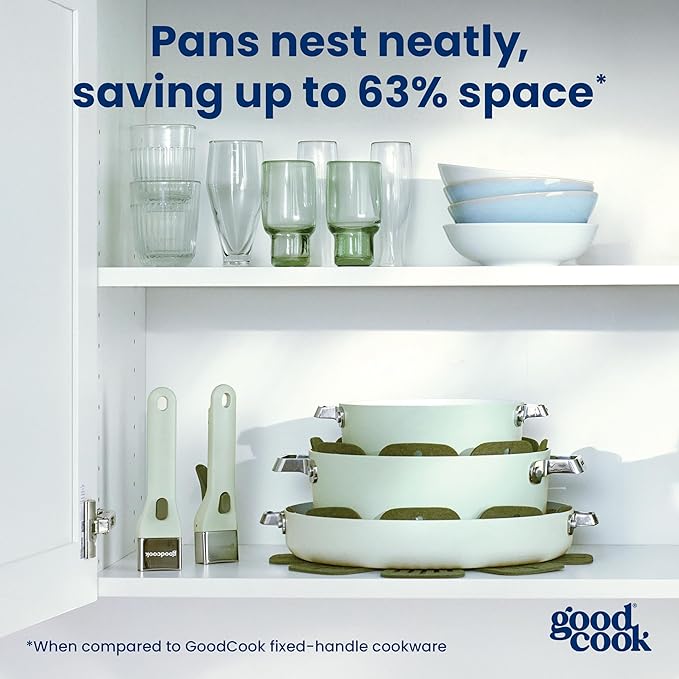 GoodCook Ceramic Cookware Set 14-Piece - Image 7