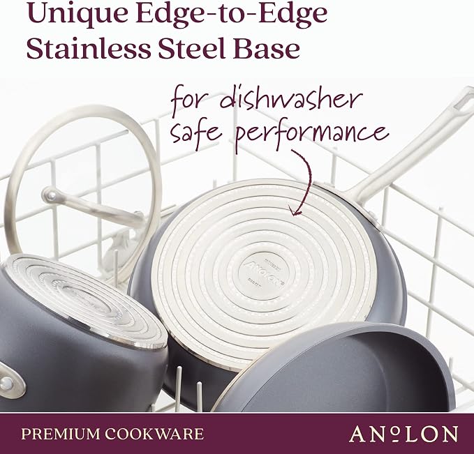 Anolon Accolade Forged Hard Anodized Nonstick Deep Frying Pan / Skillet - Image 10