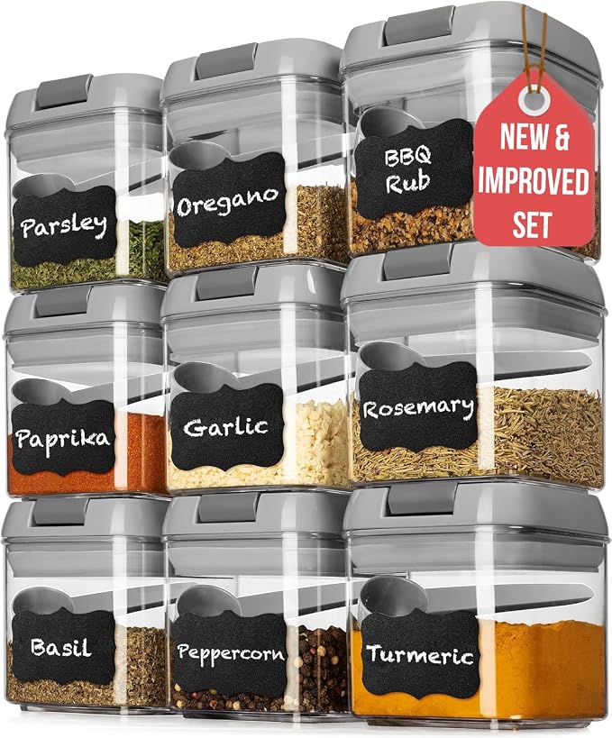 Shazo 9 PC Airtight Food Storage Containers by Shazo