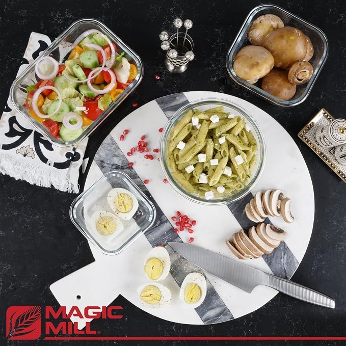 Magic Mill Premium Borosilicate Glass Food Storage Containers - Image 2