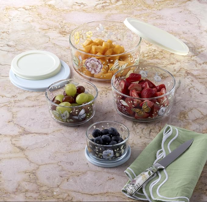Lenox 897944 Butterfly Meadow Glass Food Storage Containers - Image 5